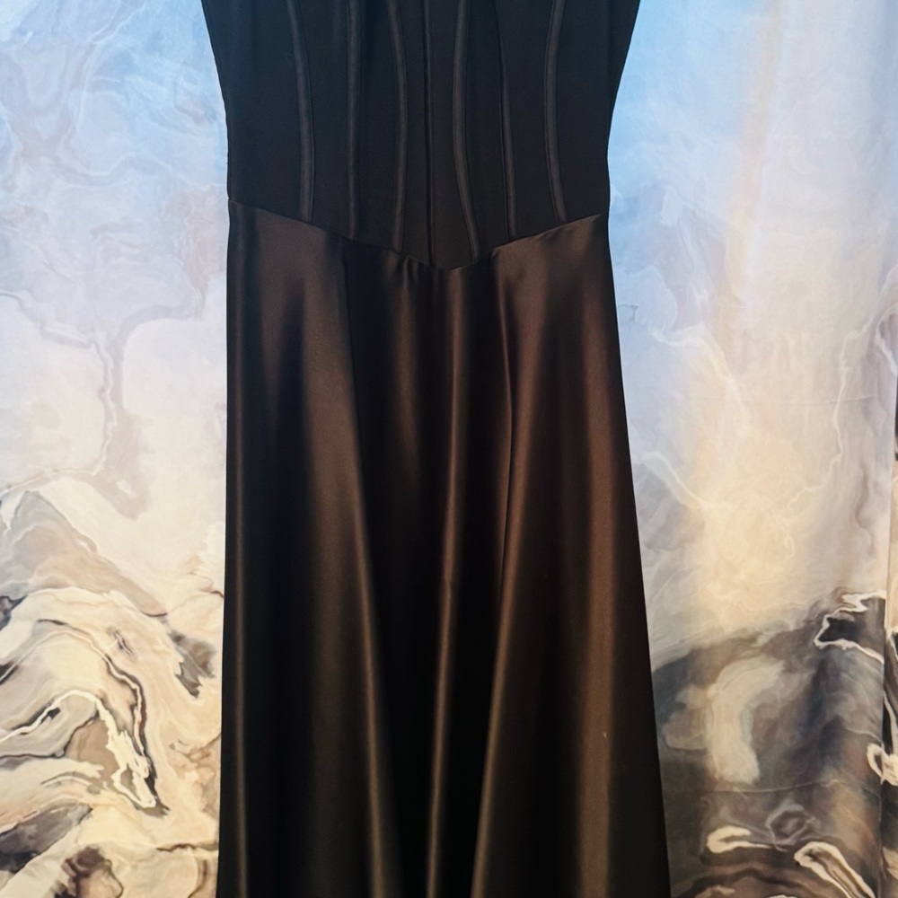 JS Collections Black Maxi Dress